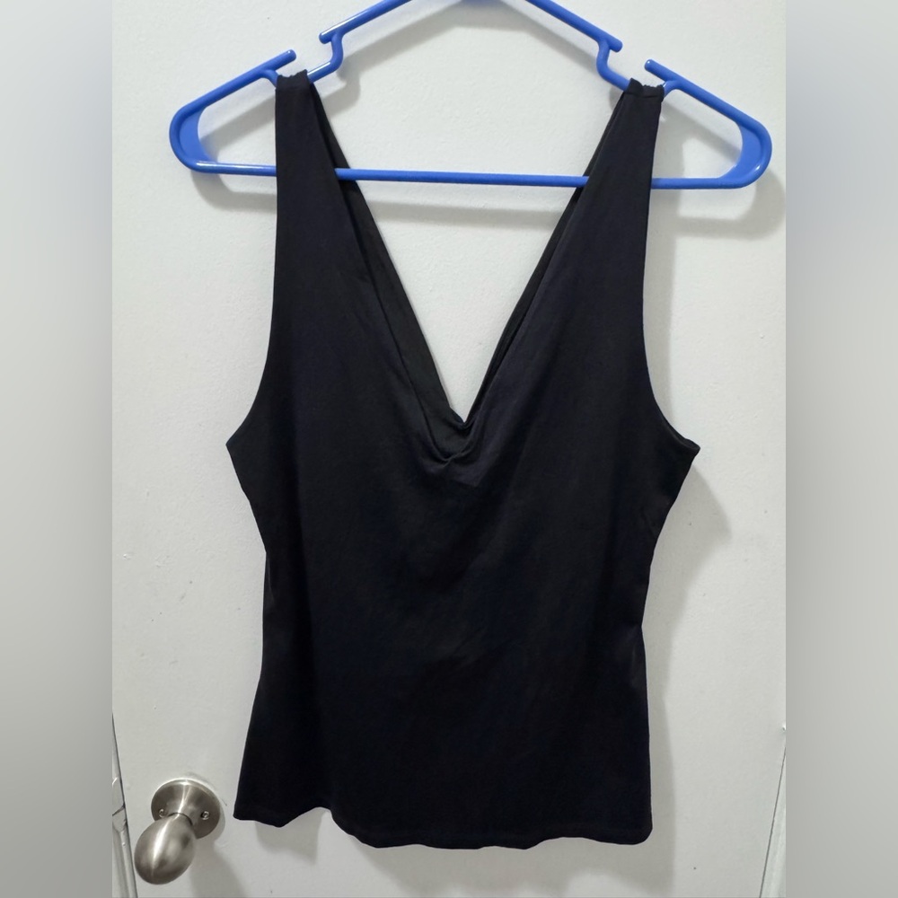 H&M Black Sleeveless Blouse